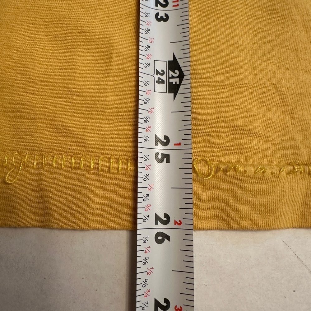 BRIXTON Men's Size Small T-Shirt Alpha Block Weller‎ Yellow Color - Picture 7 of 7